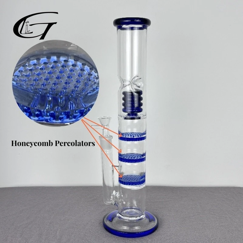 Honeycomb Percolator Glass Bong